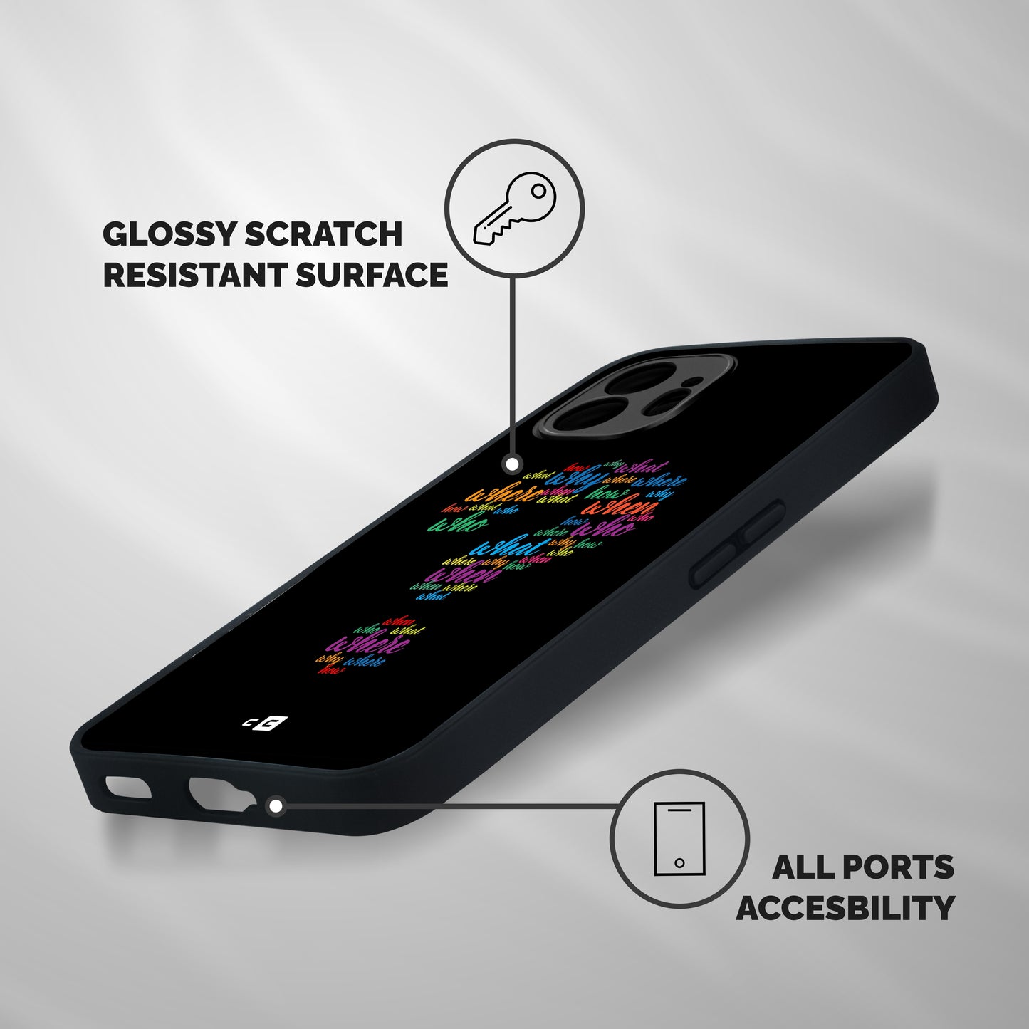 Why When Where How Shockproof Hybrid Protection (Metal + TPU) Back Case Cover
