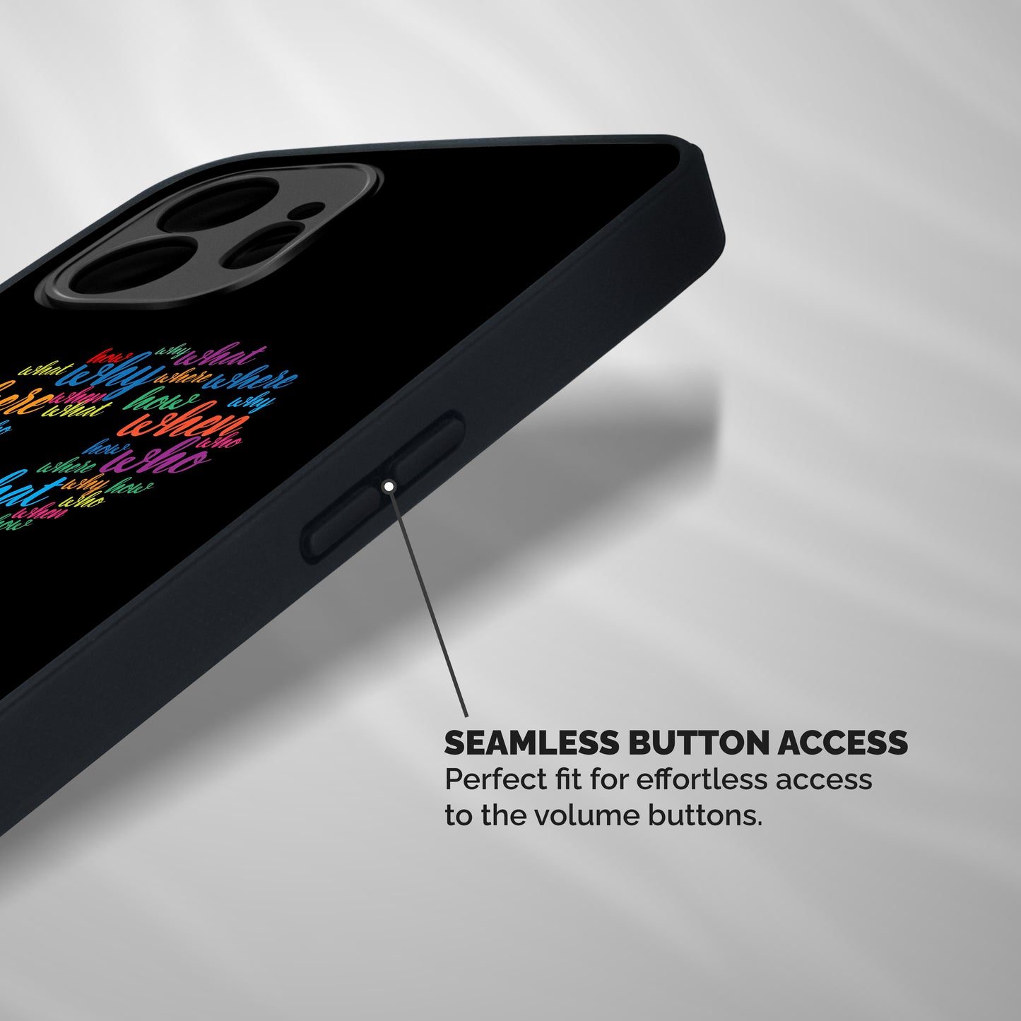 Why When Where How Shockproof Hybrid Protection (Metal + TPU) Back Case Cover