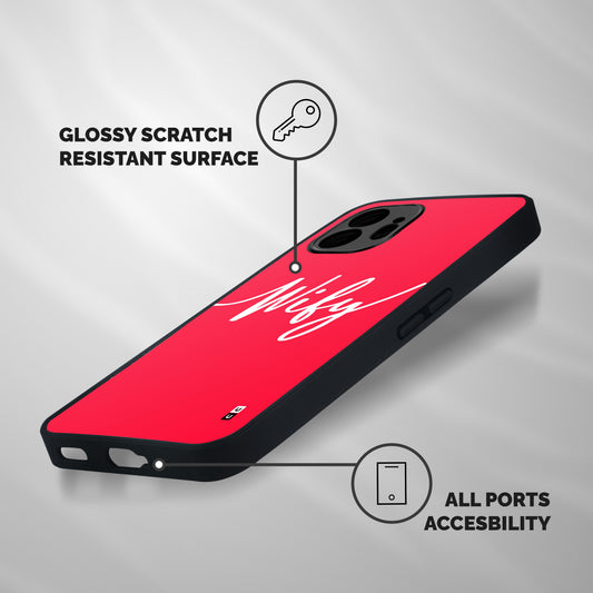 Wify Shockproof Hybrid Protection (Metal + TPU) Back Case Cover