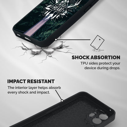 Wild Heart Shockproof Hybrid Protection (Metal + TPU) Back Case Cover