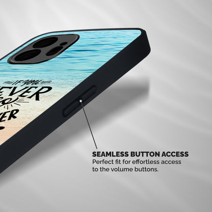 Will Never Know Shockproof Hybrid Protection (Metal + TPU) Back Case Cover