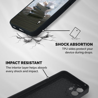 Winter Reads Shockproof Hybrid Protection (Metal + TPU) Back Case Cover