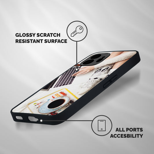 Winter Relaxation Shockproof Hybrid Protection (Metal + TPU) Back Case Cover