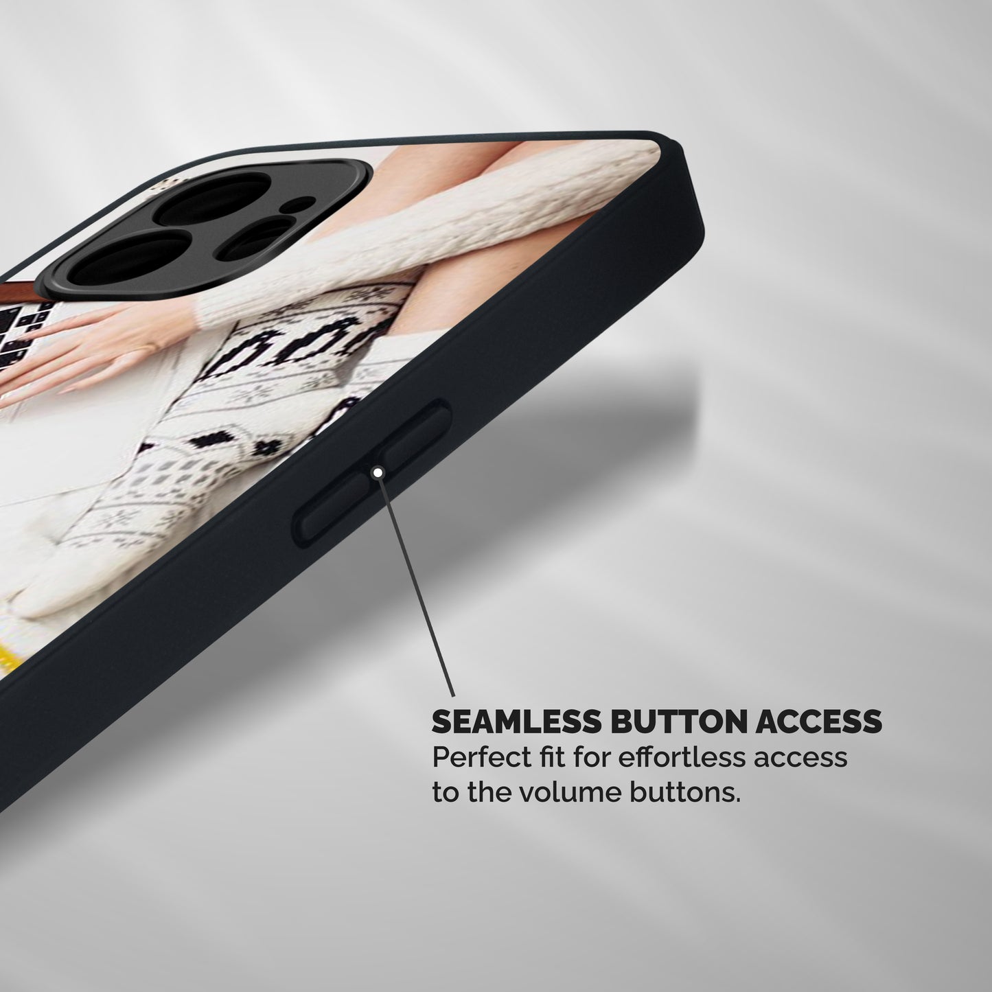 Winter Relaxation Shockproof Hybrid Protection (Metal + TPU) Back Case Cover