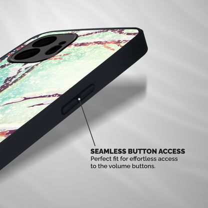 Winter Season Shockproof Hybrid Protection (Metal + TPU) Back Case Cover