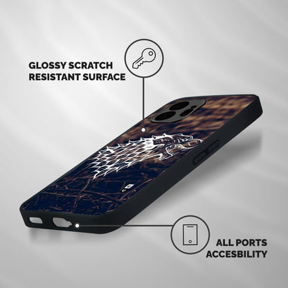 Wolf In White Shockproof Hybrid Protection (Metal + TPU) Back Case Cover