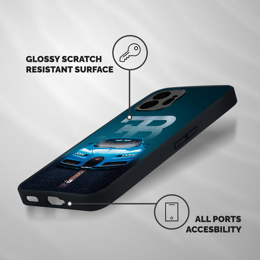 Wonderful Supercar Shockproof Hybrid Protection (Metal + TPU) Back Case Cover