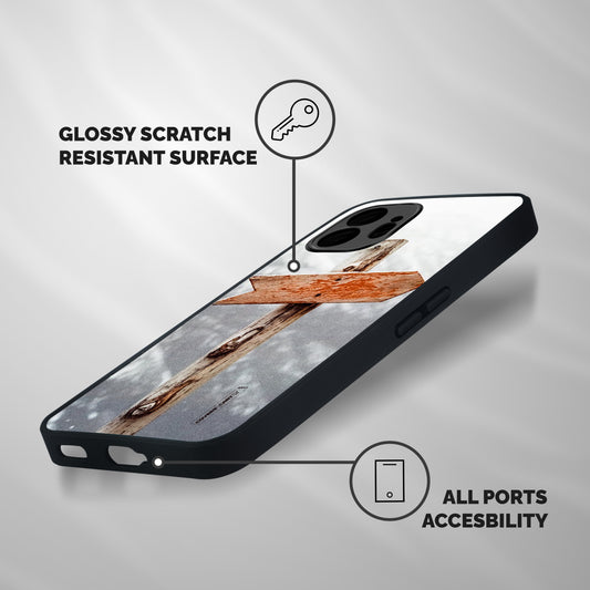 Wood And Snow Shockproof Hybrid Protection (Metal + TPU) Back Case Cover