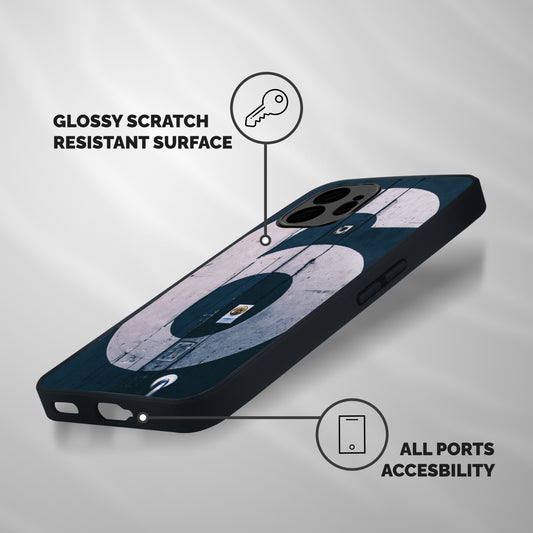 Wooden Six Shockproof Hybrid Protection (Metal + TPU) Back Case Cover