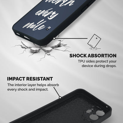 Worth Every Mile Shockproof Hybrid Protection (Metal + TPU) Back Case Cover