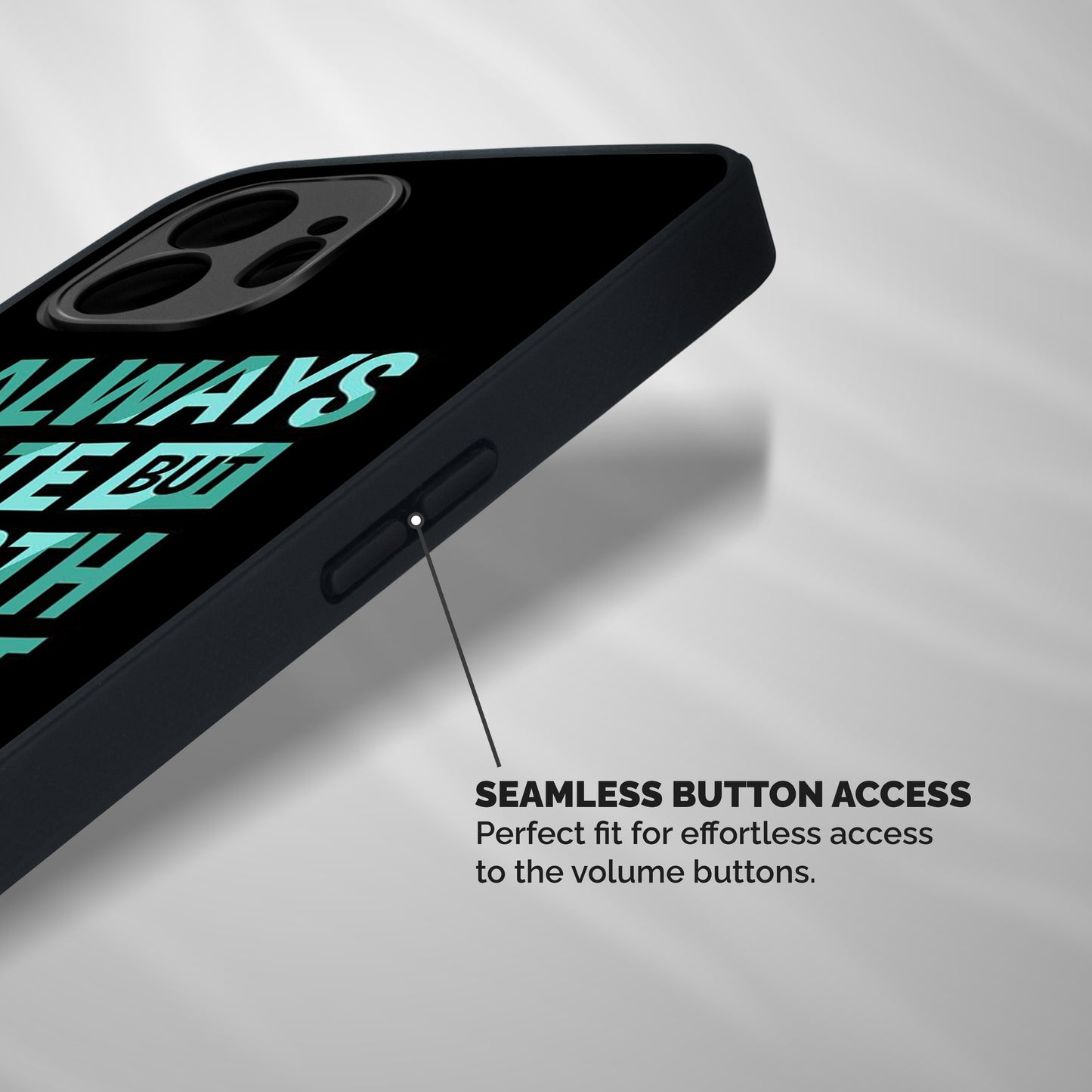 Worth the Wait Shockproof Hybrid Protection (Metal + TPU) Back Case Cover