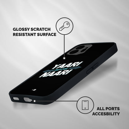 Yaari Naari Shockproof Hybrid Protection (Metal + TPU) Back Case Cover