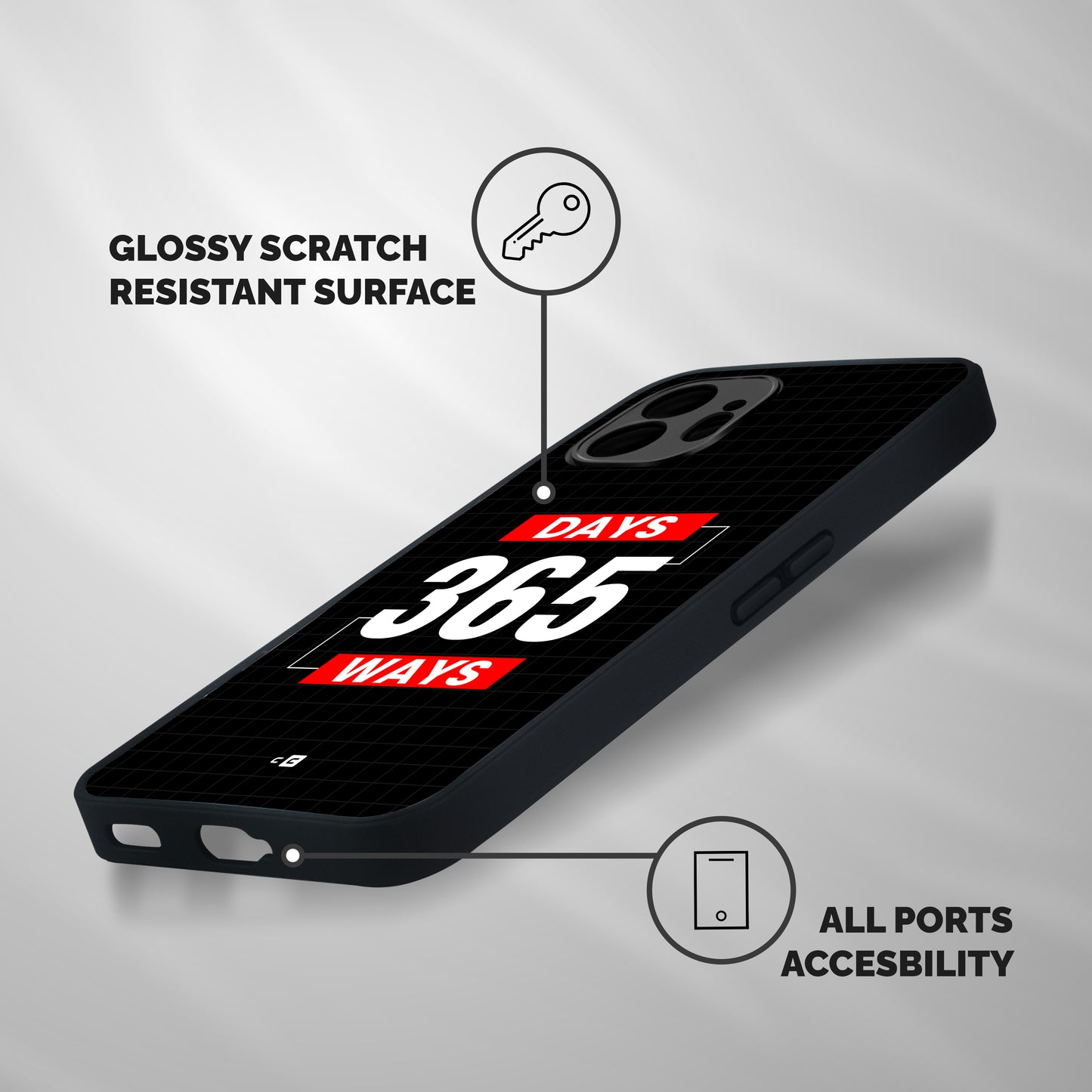 Year Ways Shockproof Hybrid Protection (Metal + TPU) Back Case Cover