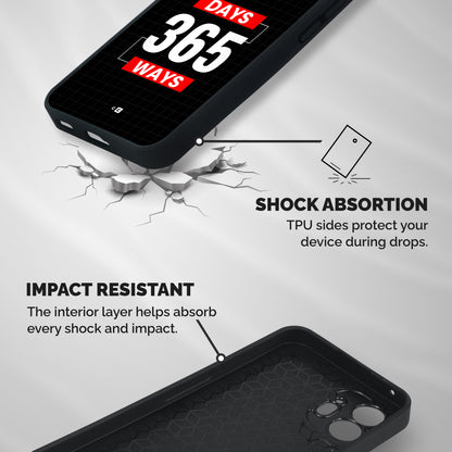 Year Ways Shockproof Hybrid Protection (Metal + TPU) Back Case Cover