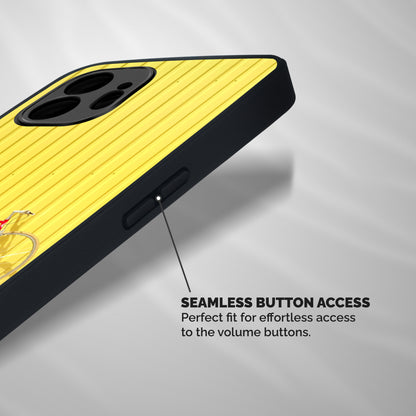 Yellow Cycle Classic Shockproof Hybrid Protection (Metal + TPU) Back Case Cover