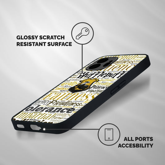 Yellow Fairness Shockproof Hybrid Protection (Metal + TPU) Back Case Cover