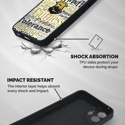 Yellow Fairness Shockproof Hybrid Protection (Metal + TPU) Back Case Cover