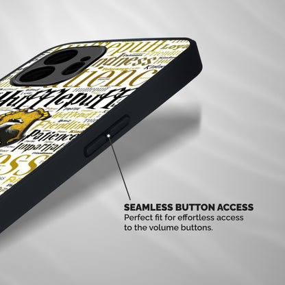 Yellow Fairness Shockproof Hybrid Protection (Metal + TPU) Back Case Cover