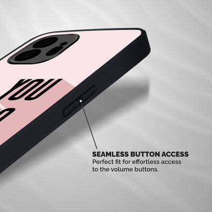 You Go Girl Shadow Shockproof Hybrid Protection (Metal + TPU) Back Case Cover
