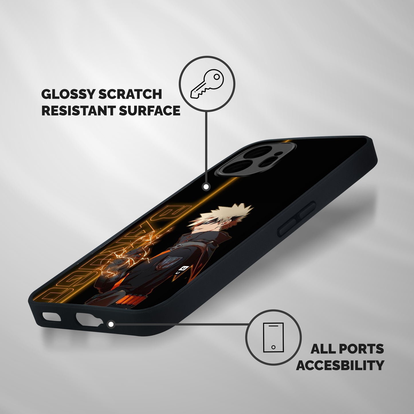 Young Bakugo Shockproof Hybrid Protection (Metal + TPU) Back Case Cover