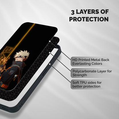 Young Bakugo Shockproof Hybrid Protection (Metal + TPU) Back Case Cover