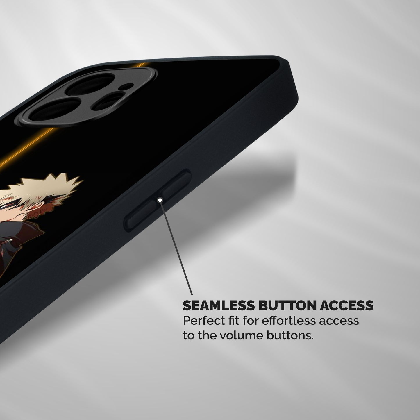 Young Bakugo Shockproof Hybrid Protection (Metal + TPU) Back Case Cover