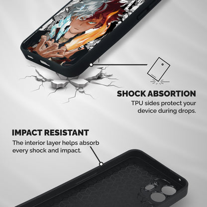 Young Todoroki Shockproof Hybrid Protection (Metal + TPU) Back Case Cover