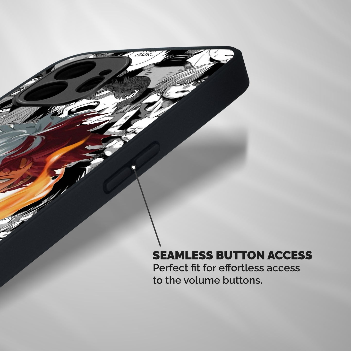 Young Todoroki Shockproof Hybrid Protection (Metal + TPU) Back Case Cover