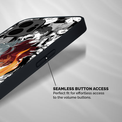 Young Todoroki Shockproof Hybrid Protection (Metal + TPU) Back Case Cover
