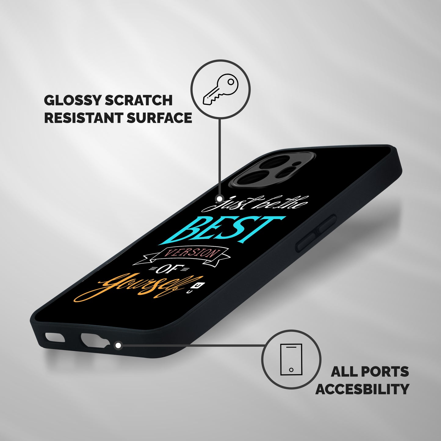 Your Best Version Shockproof Hybrid Protection (Metal + TPU) Back Case Cover