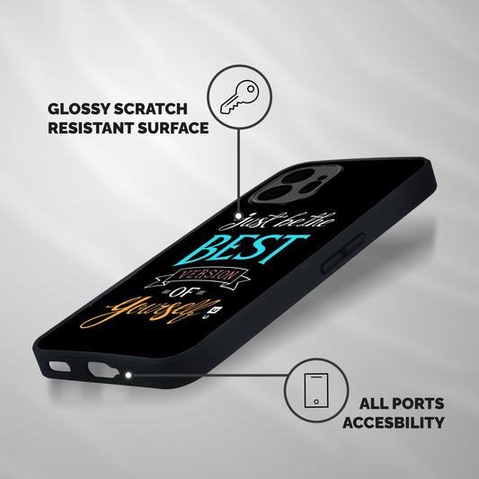Your Best Version Shockproof Hybrid Protection (Metal + TPU) Back Case Cover