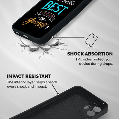 Your Best Version Shockproof Hybrid Protection (Metal + TPU) Back Case Cover