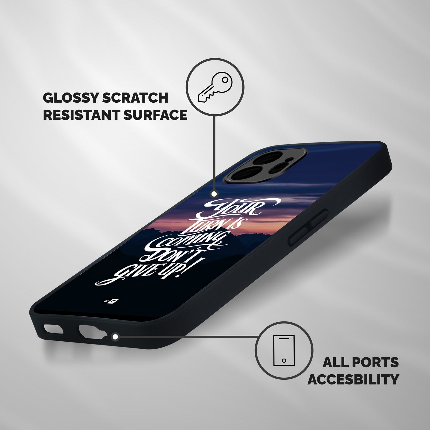 Your Turn Shockproof Hybrid Protection (Metal + TPU) Back Case Cover