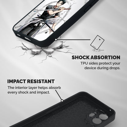 Yuta With Katana Shockproof Hybrid Protection (Metal + TPU) Back Case Cover