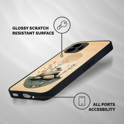 Zen Garden Shockproof Hybrid Protection (Metal + TPU) Back Case Cover