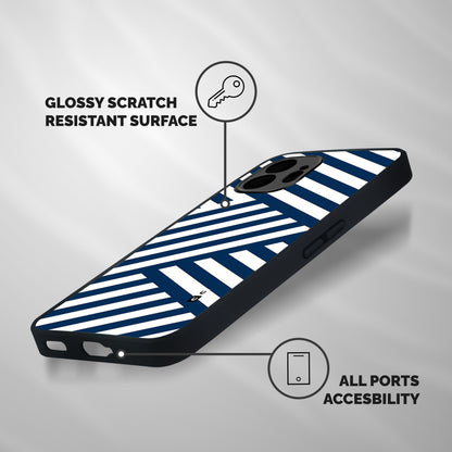 Zip Zap Pattern Shockproof Hybrid Protection (Metal + TPU) Back Case Cover