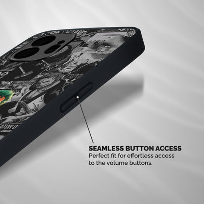 Zoro Manga Shockproof Hybrid Protection (Metal + TPU) Back Case Cover