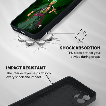 Zoro Ready Shockproof Hybrid Protection (Metal + TPU) Back Case Cover