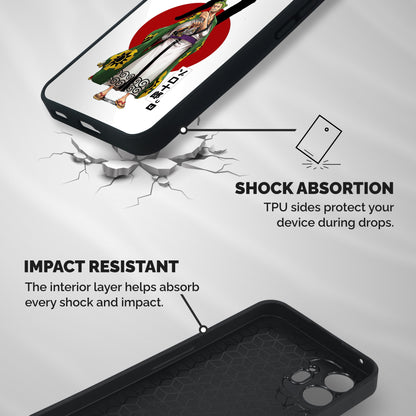 Zoro Stance Shockproof Hybrid Protection (Metal + TPU) Back Case Cover