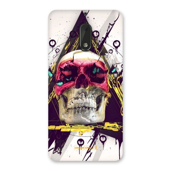 Abstract Skull Back Case for Nokia 6