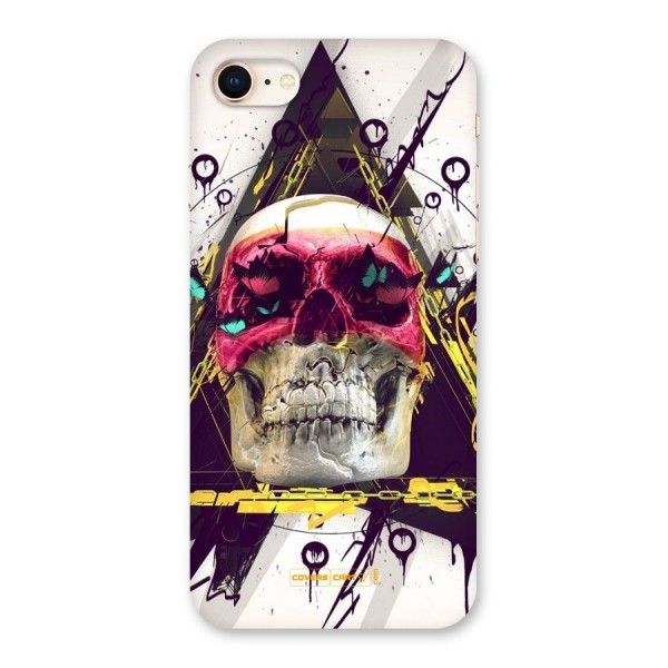 Abstract Skull Back Case for iPhone 8