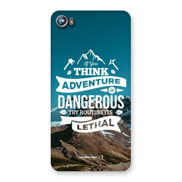 Adventure Dangerous Lethal Back Case for Canvas Fire 4