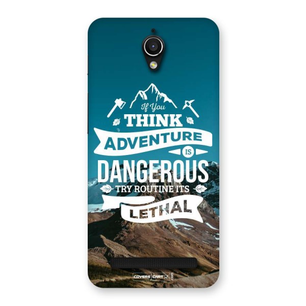 Adventure Dangerous Lethal Back Case for Zenfone Go