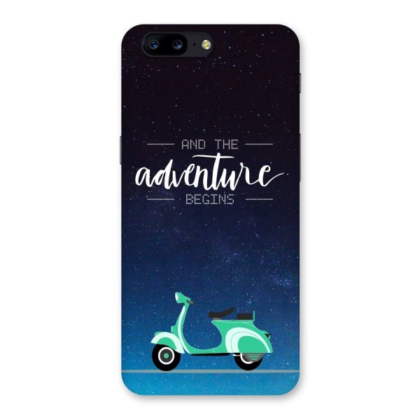 Adventure Scooter Back Case for OnePlus 5