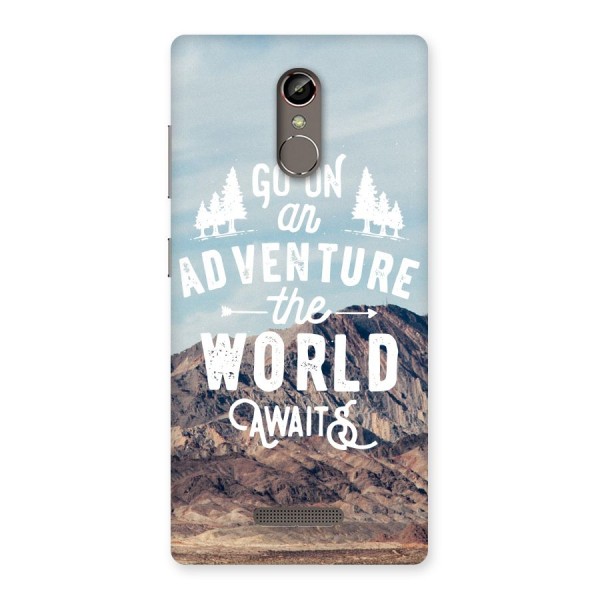 Adventure World Back Case for Gionee S6s