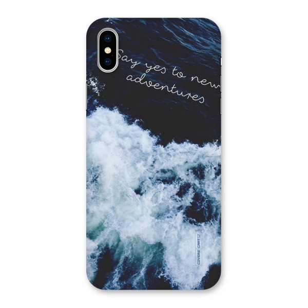 Adventures Back Case for iPhone X