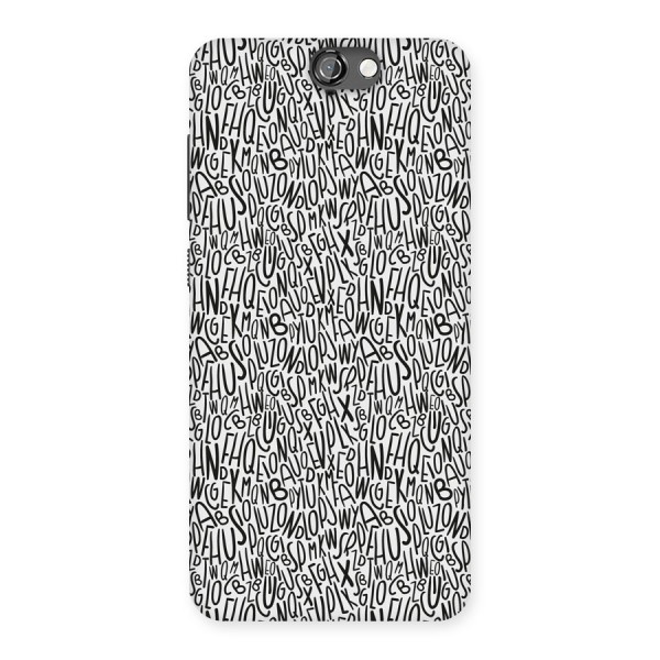 Alphabet Seamless Abstract Back Case for HTC One A9