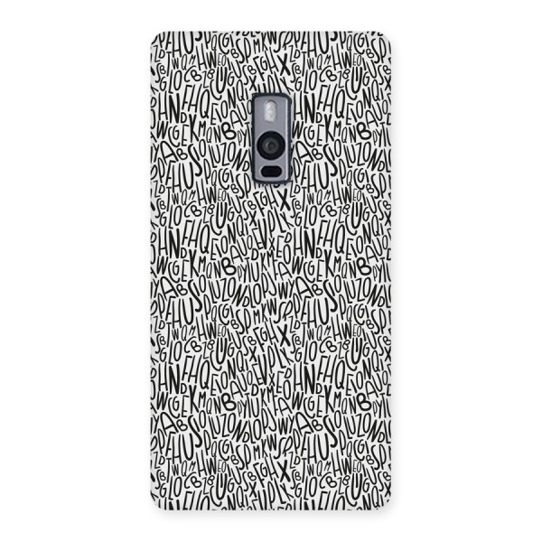 Alphabet Seamless Abstract Back Case for Oneplus Two