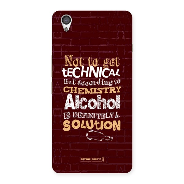 Alcohol is Definitely a Solution Back Case for Oneplus X