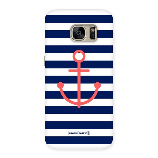 Anchor Stripes Back Case for Galaxy S7